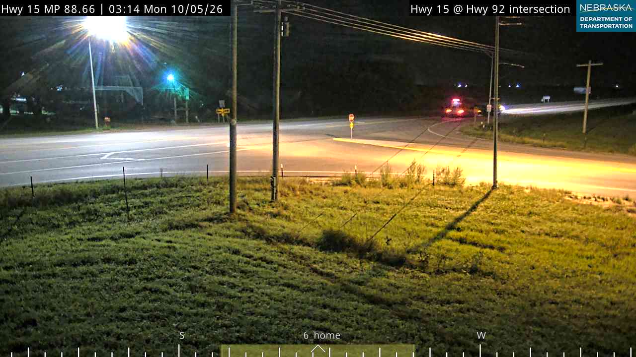 NE 15 Near David City (Intersection) live camera view
