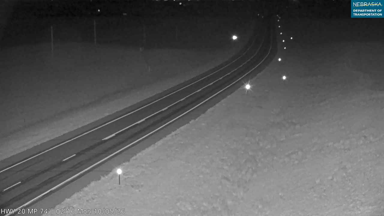 US 20 W of Hay Springs (Hwy 20 East) live camera view