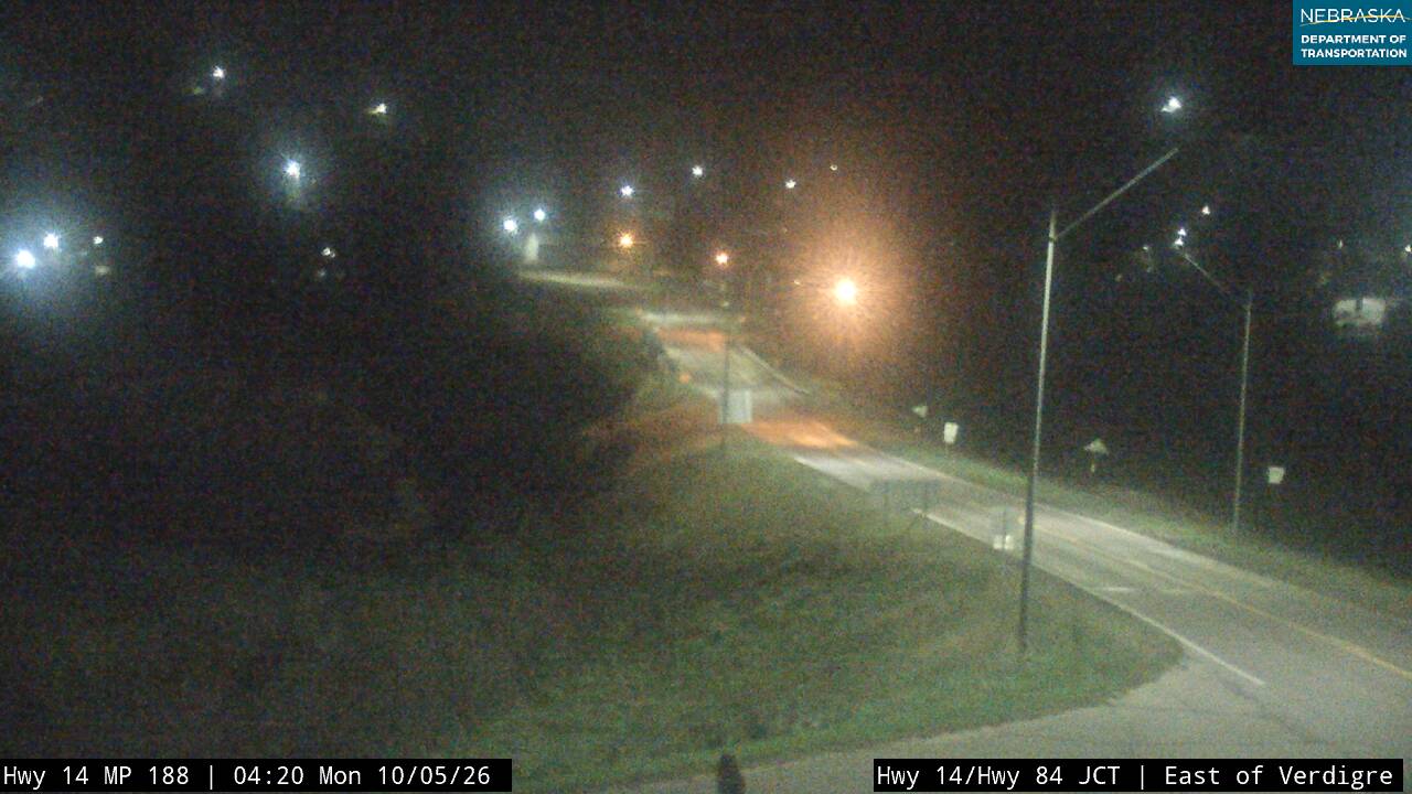 NE 14 Verdigre Spur S54A (Spur 54A looking west) live camera view
