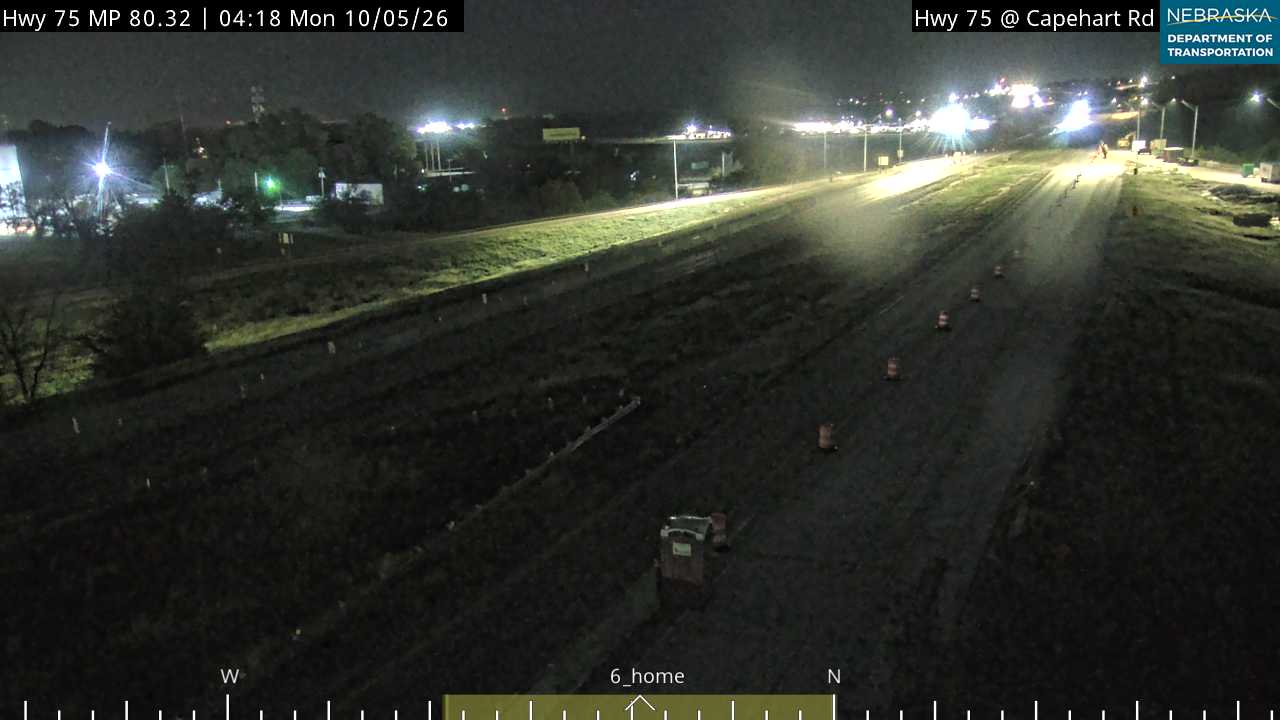 US 75 Capehart Rd in Bellevue (Various) live camera view