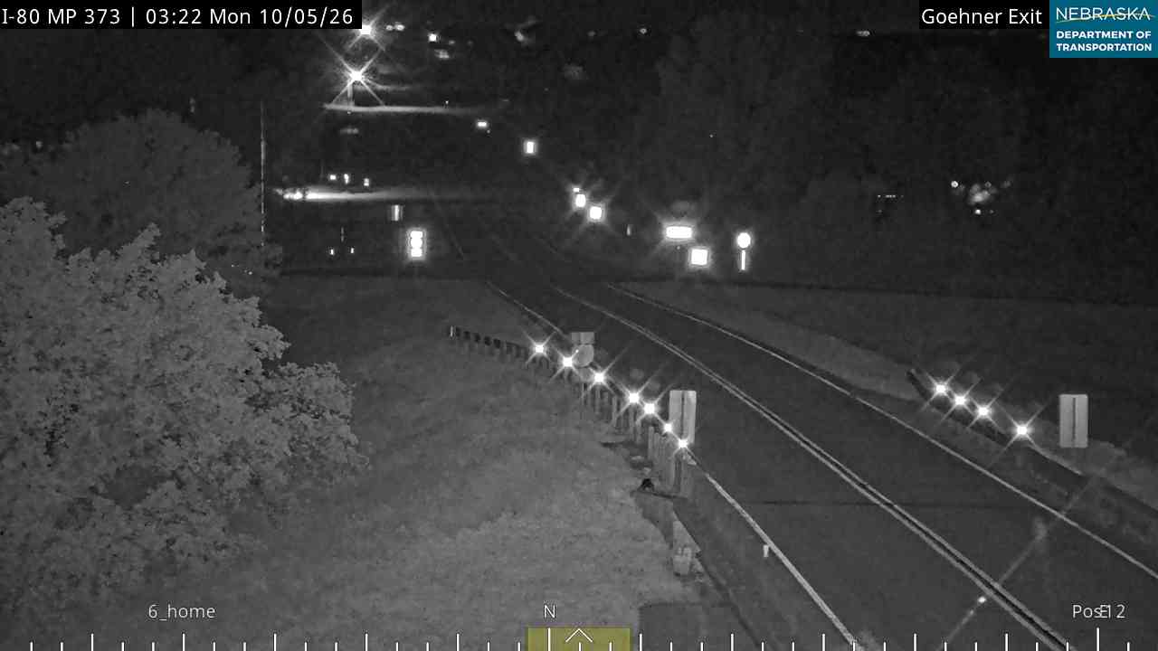 I 80 at Goehner Interchange (North) live camera view