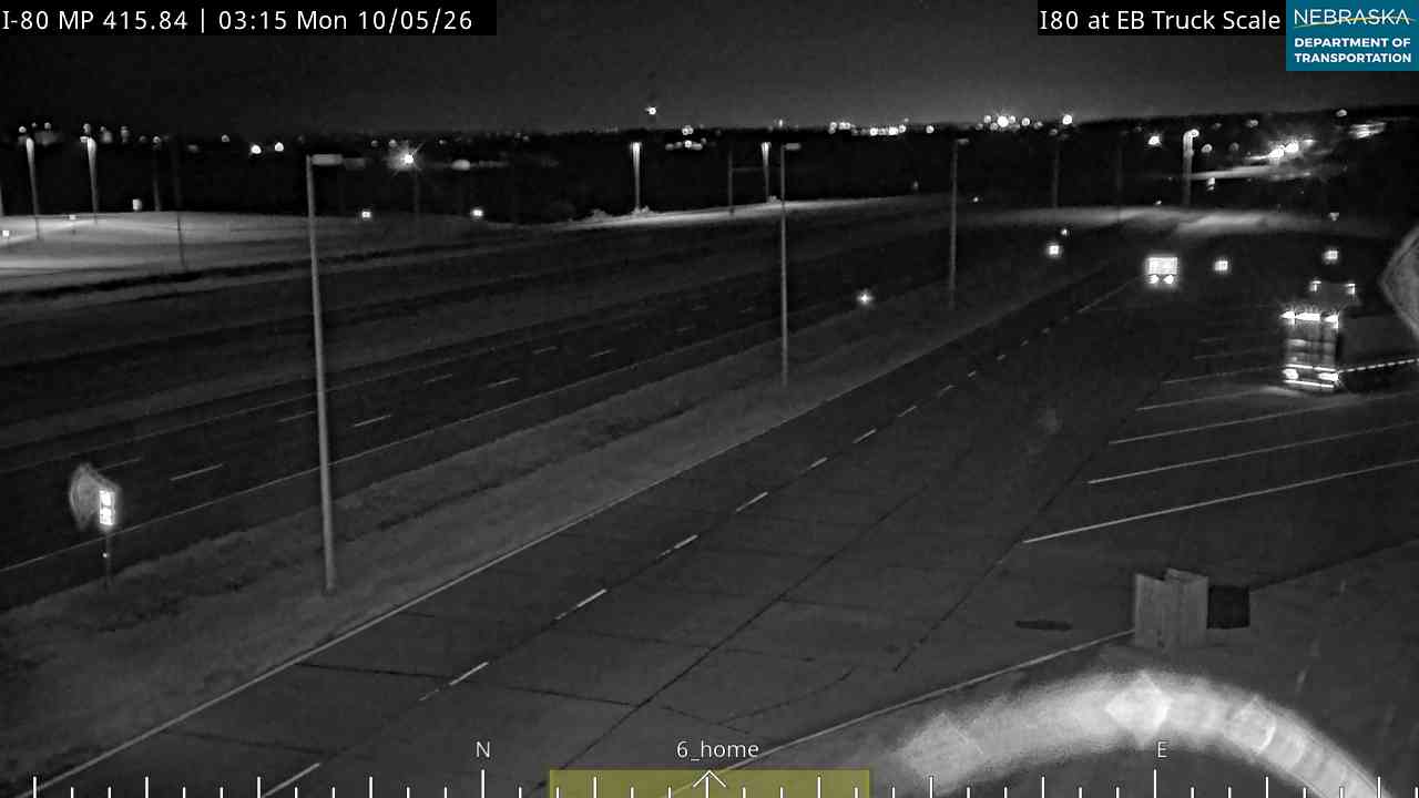 I-80 Scale E of Lincoln (Various Views) live camera view