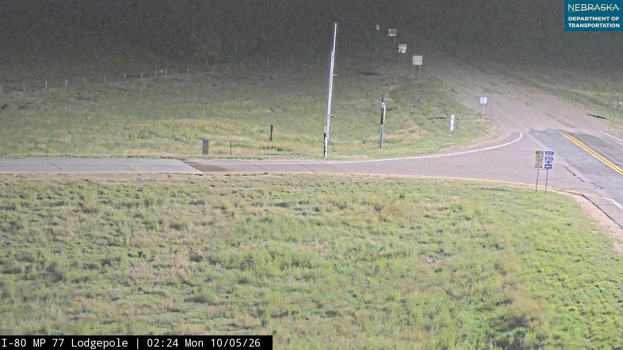 I-80 Lodgepole Exit (EB Ramp) live camera view
