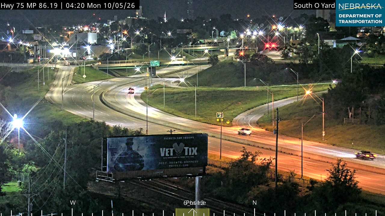 US 75 South Omaha (Various) live camera view