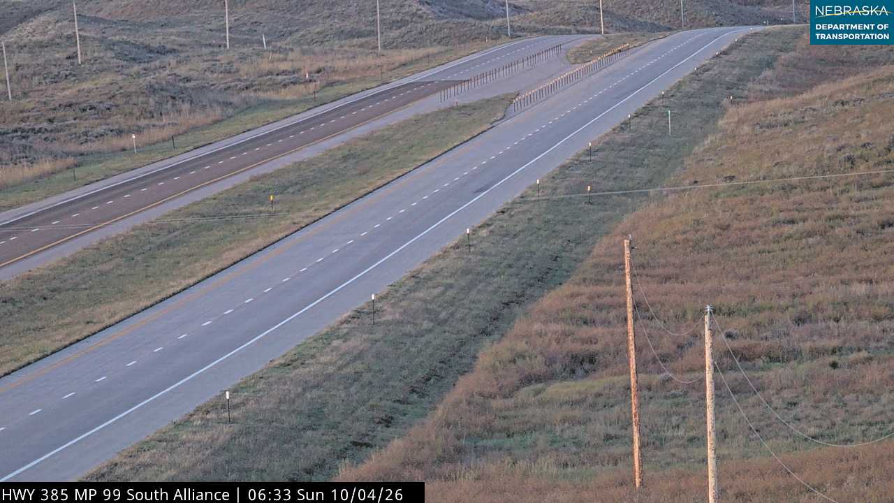 US 385 D5-385-99 South Aliance (Hwy 385 South) live camera view