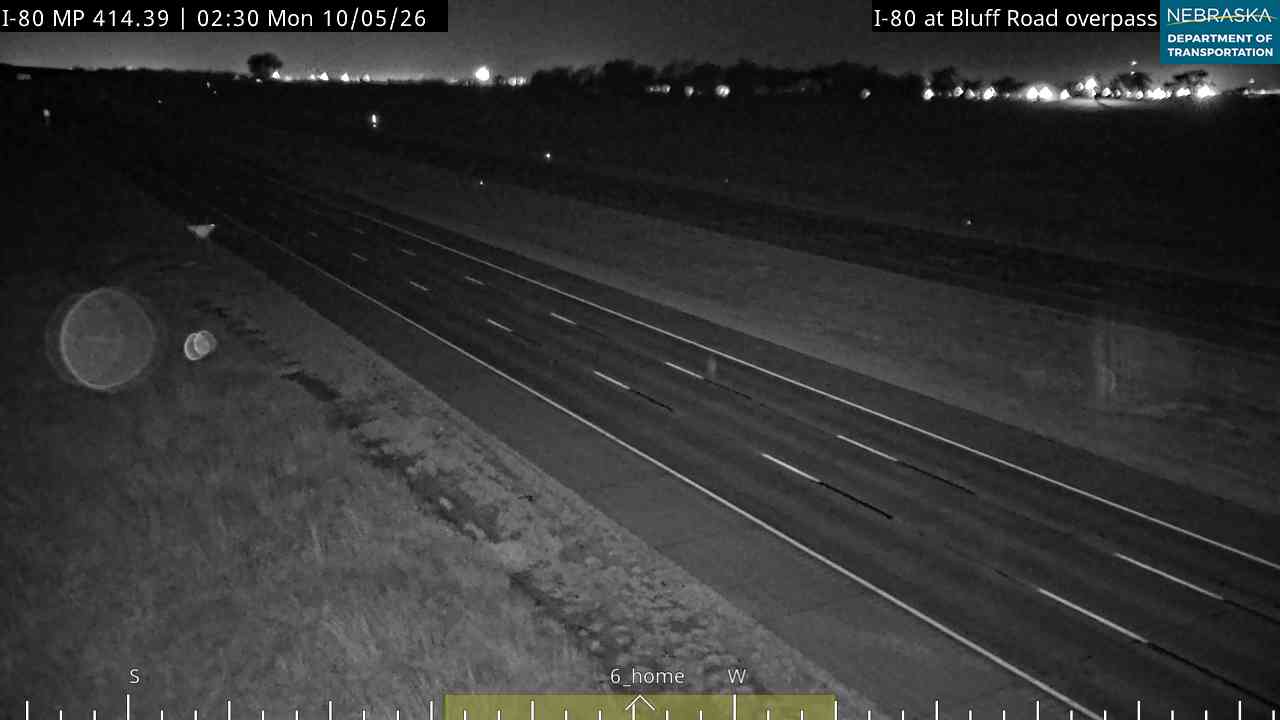 I 80 at Bluff Road (Various Views) live camera view