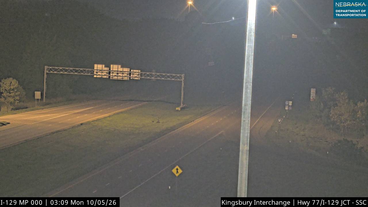 I-129 Kingsbury Interchange (East) live camera view