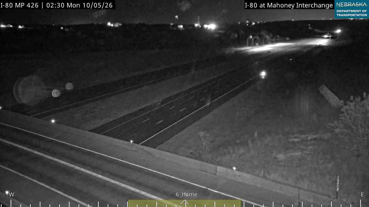 I 80 at Mahoney Interchange (Various Views) live camera view