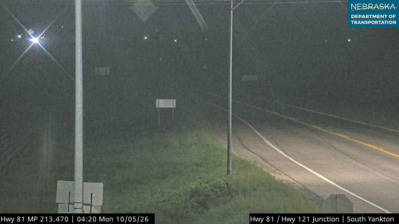 US 81 So Yankton (West) live camera view