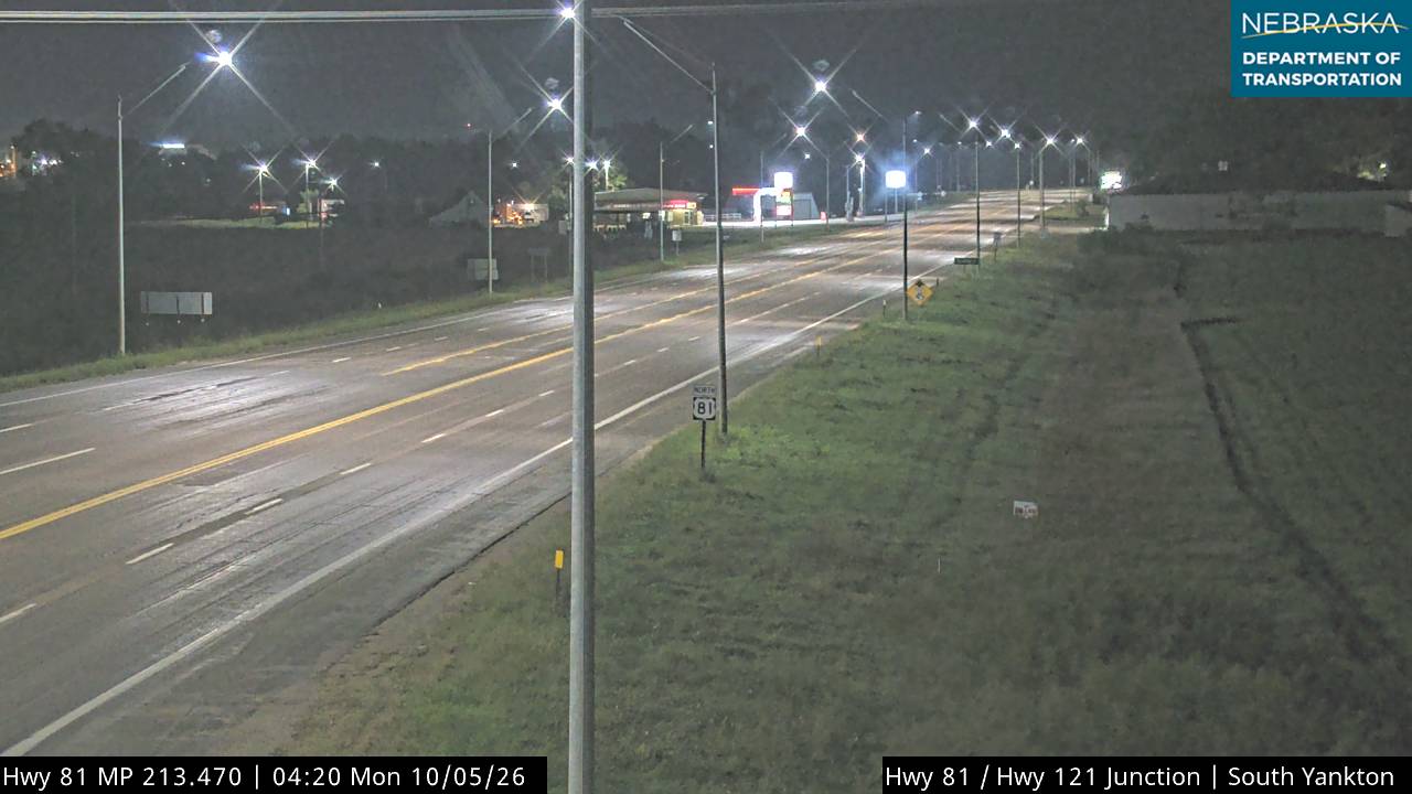 US 81 So Yankton (North) live camera view