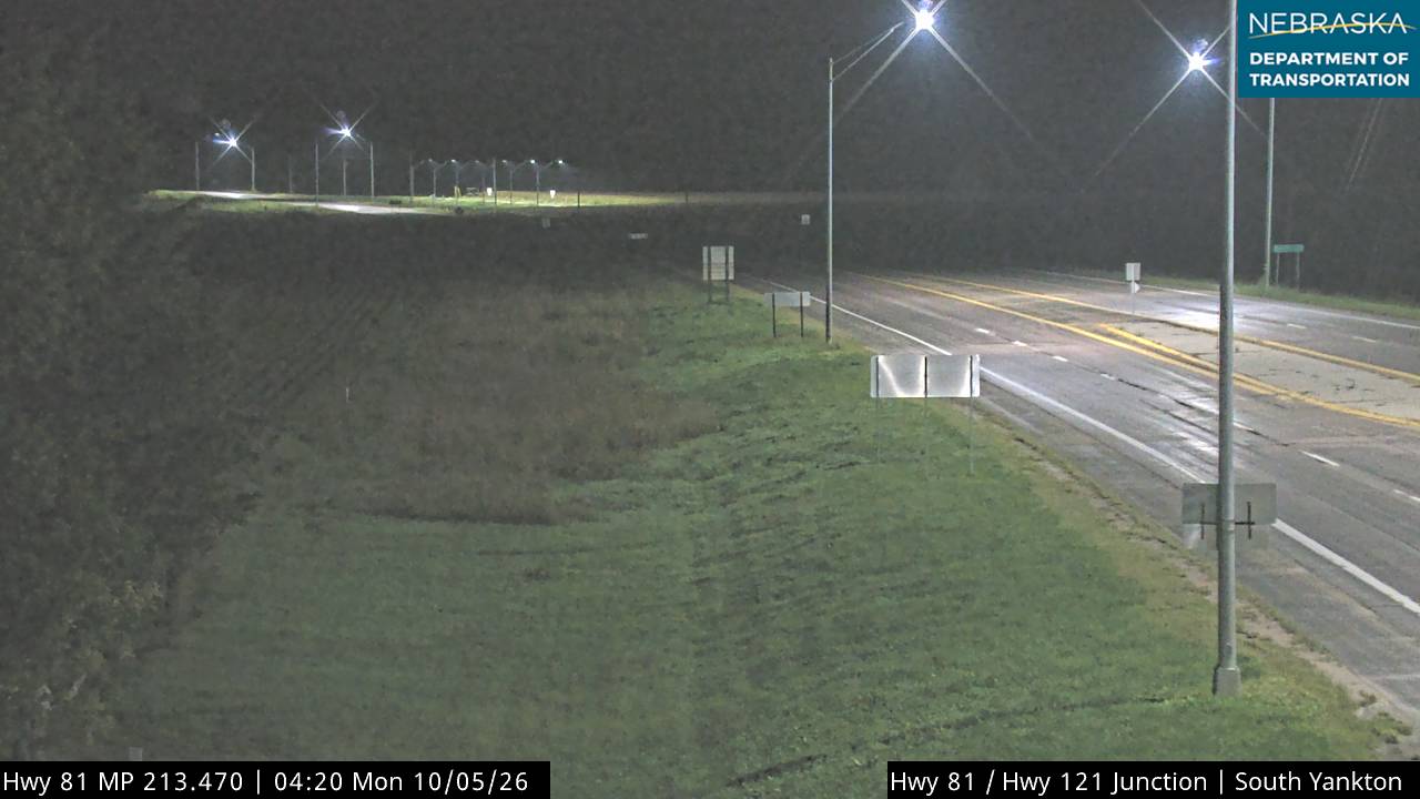 US 81 So Yankton (South) live camera view