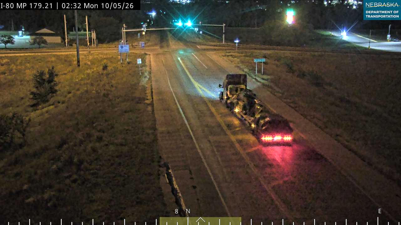 I-80 North Platte Exit to L56G (North) live camera view