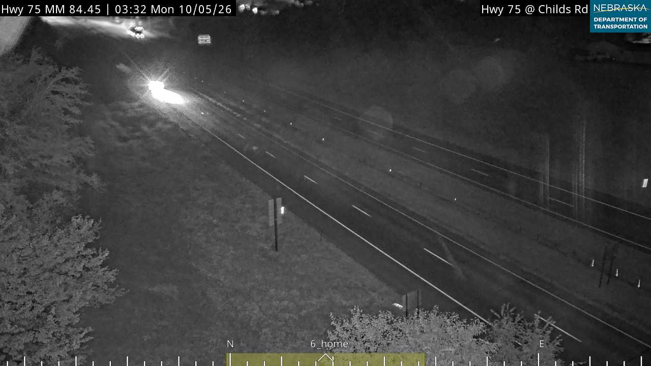 US 75 Childs Rd in Bellevue (Various) live camera view
