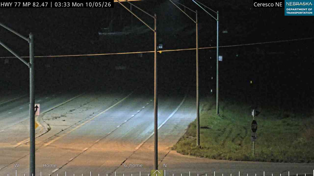 US 77 Ceresco (North) live camera view