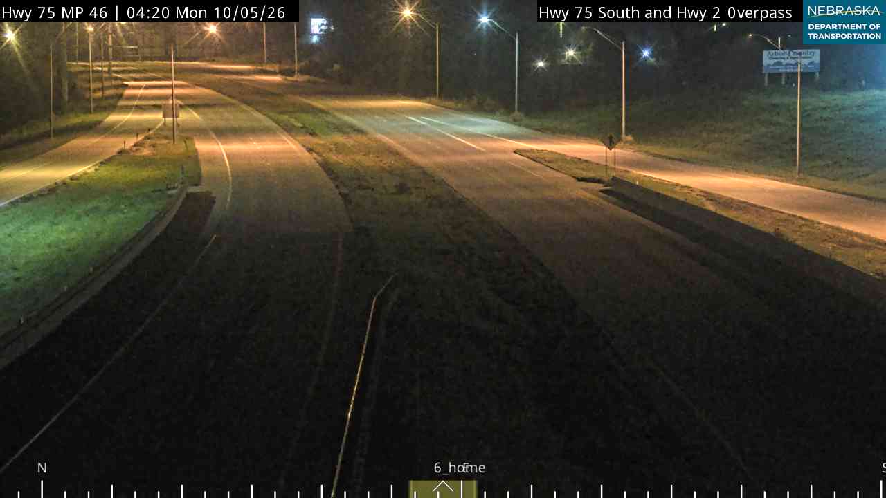 US 75 Hwy 2 at 75 South (East) live camera view