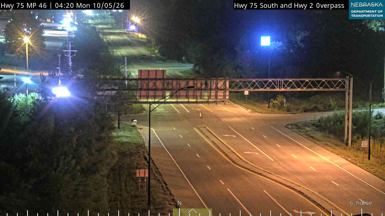 US 75 Hwy 2 at 75 South (North) live camera view
