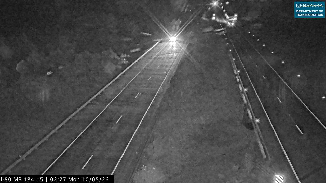 I-80 184 Platte River Bridge (I-80 West) live camera view