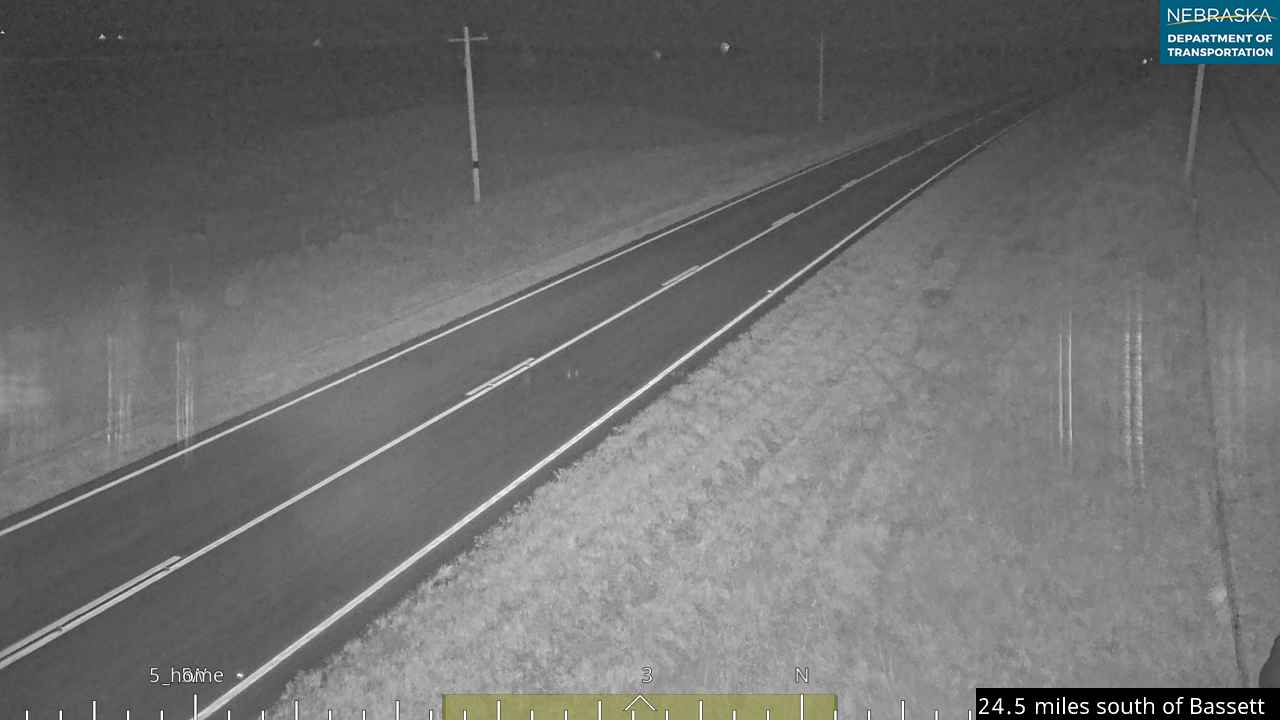 US 183 Rose - S of Bassett (Looking North) live camera view