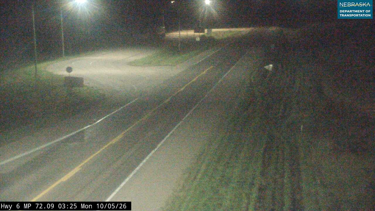 US 6 W of Culbertson (6 looking east) live camera view