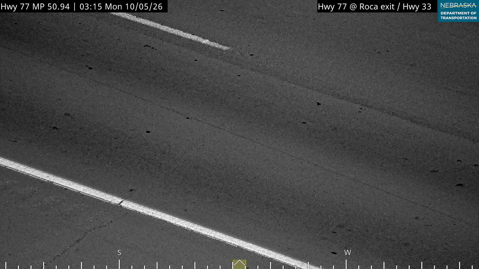 US 77 W of Roca (NB Surface) live camera view