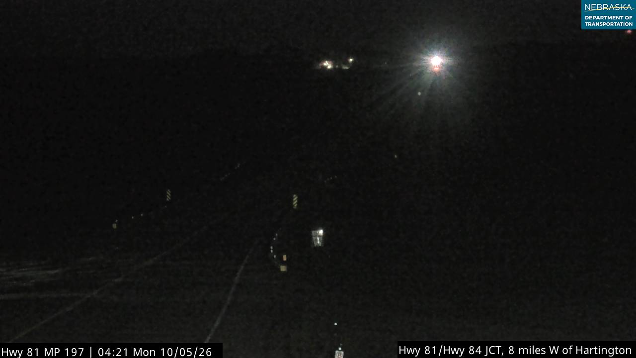 US 81 Hartington (East) live camera view