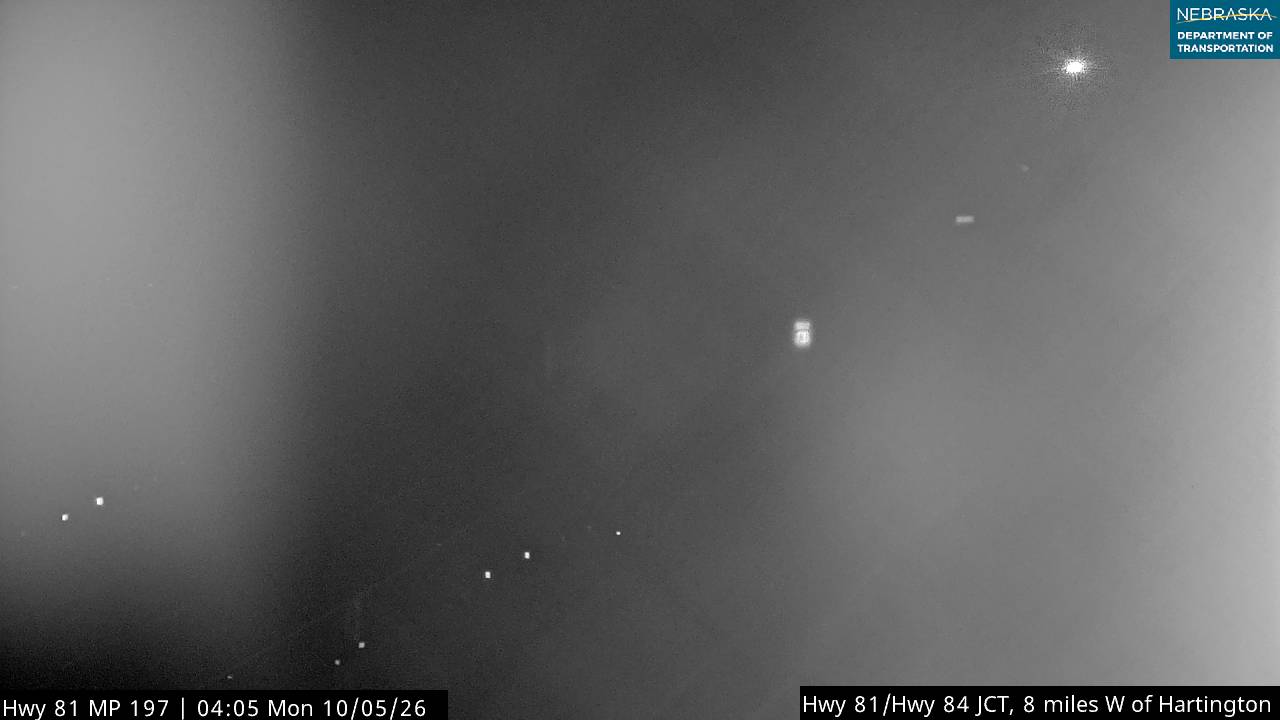 US 81 Hartington (South) live camera view