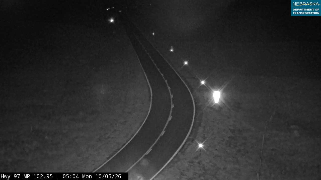 NE 97 Brownlee Rd S of Valentine (97 looking north) live camera view