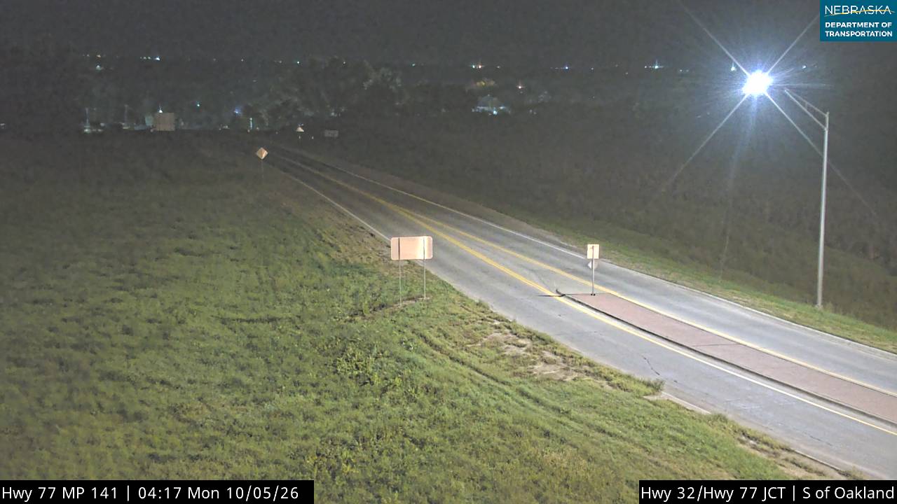 US 77 Oakland (West) live camera view