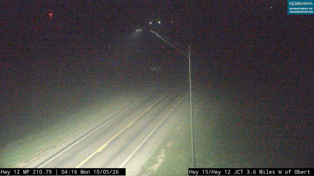 NE 12 Obert (Hwy 12 looking west) live camera view