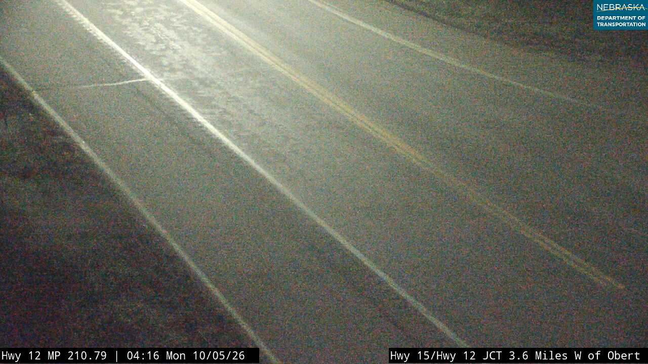 NE 12 Obert (Hwy 12 surface) live camera view