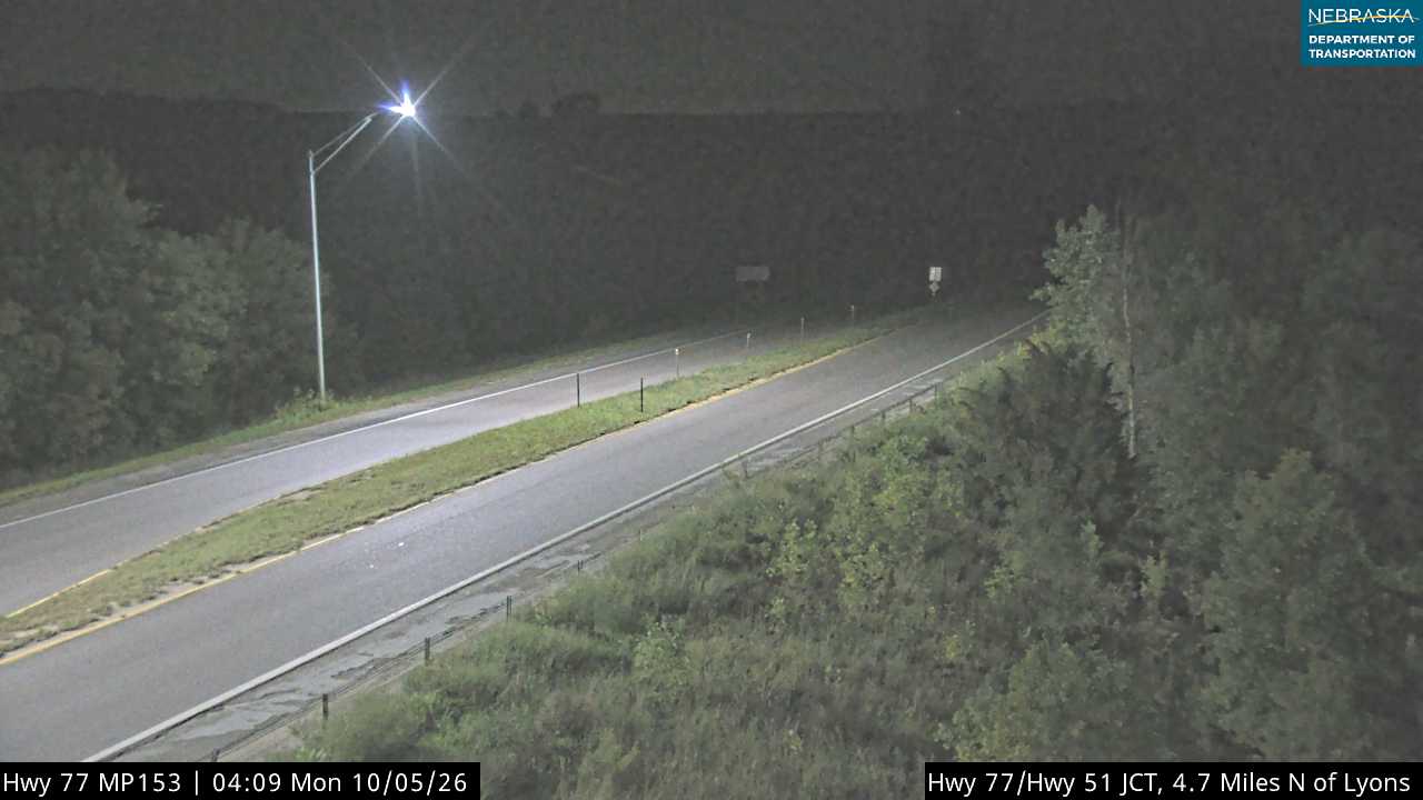 US 77 Lyons (South) live camera view