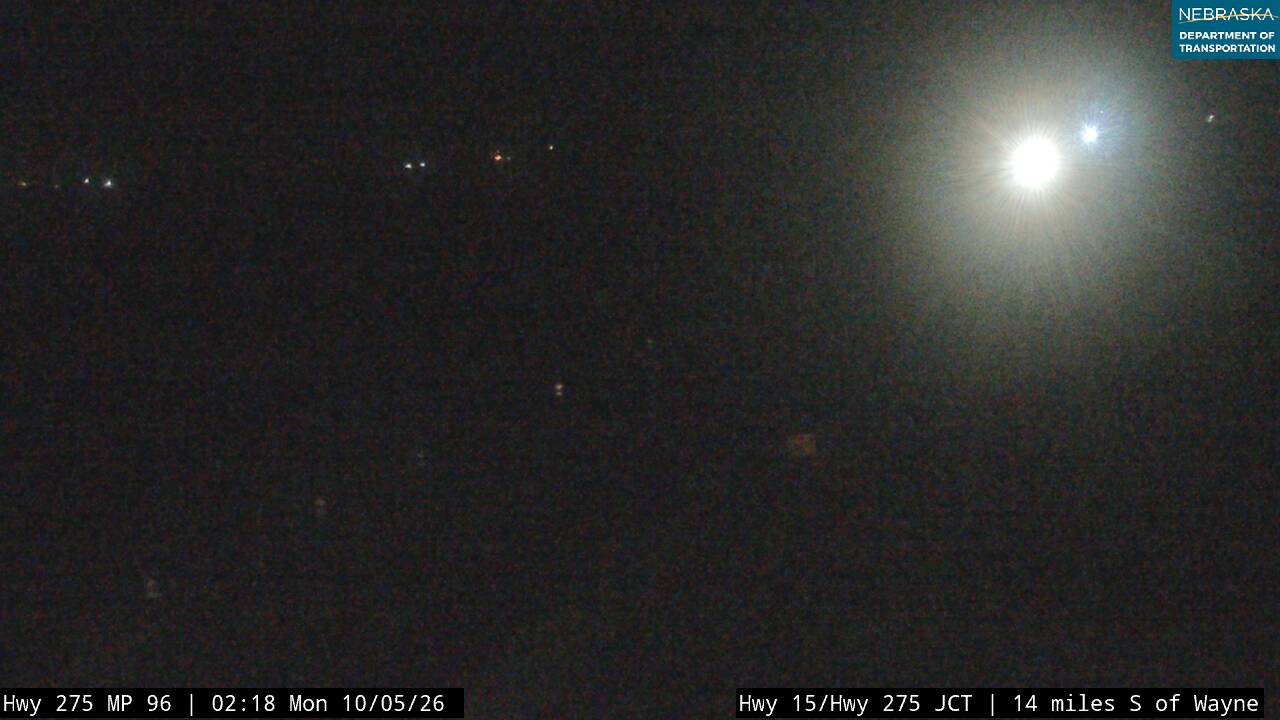 US 275 E of Pilger (West) live camera view