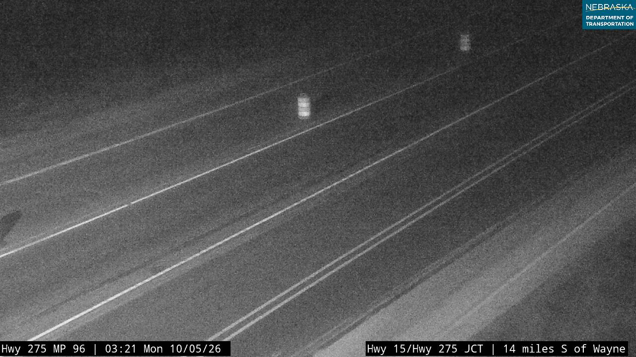 US 275 E of Pilger (Surface) live camera view