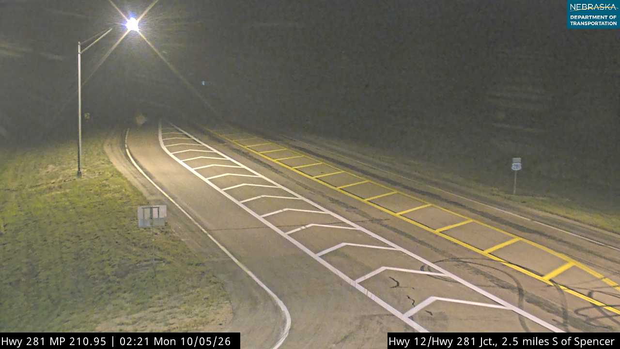 US 281 South Spencer (South) live camera view