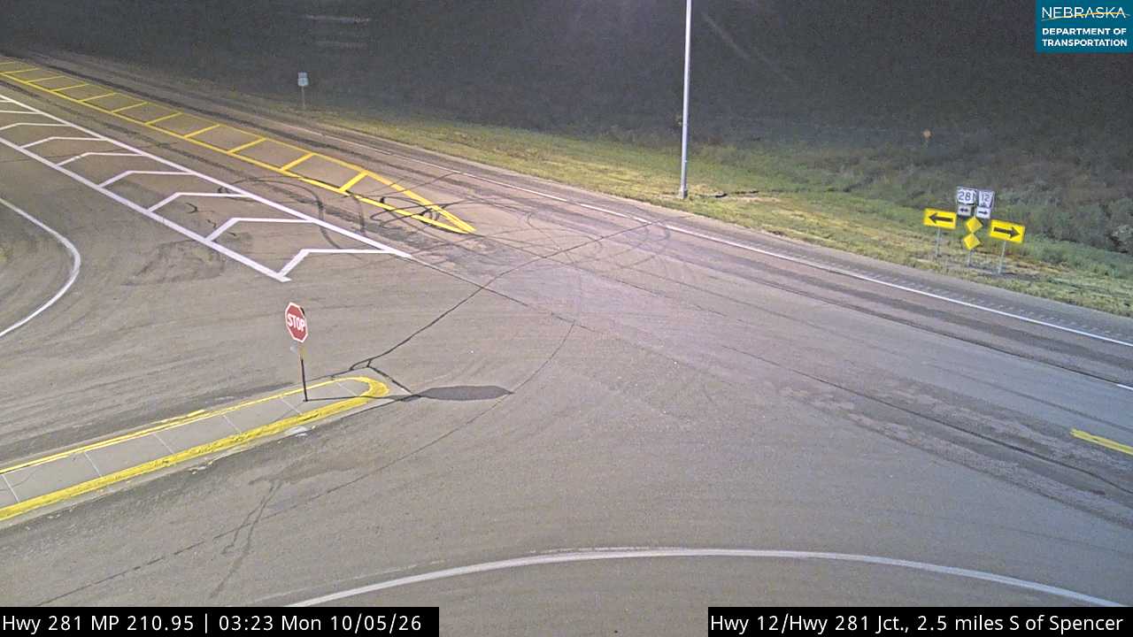 US 281 South Spencer (Intersection) live camera view