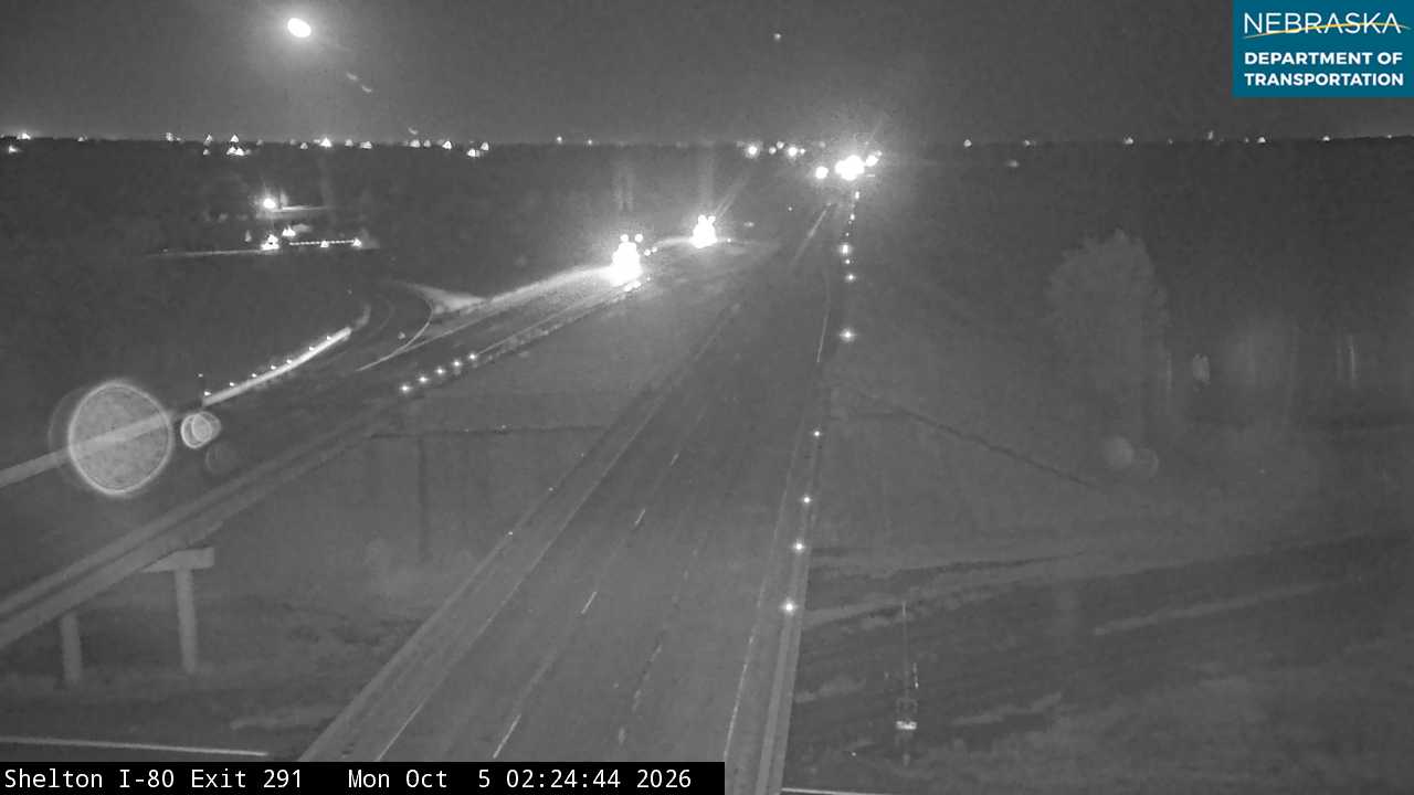 I-80 Shelton Exit (East) live camera view