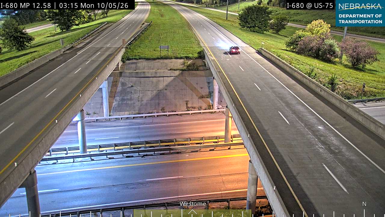 I-680 31st St in N Omaha (Various) live camera view