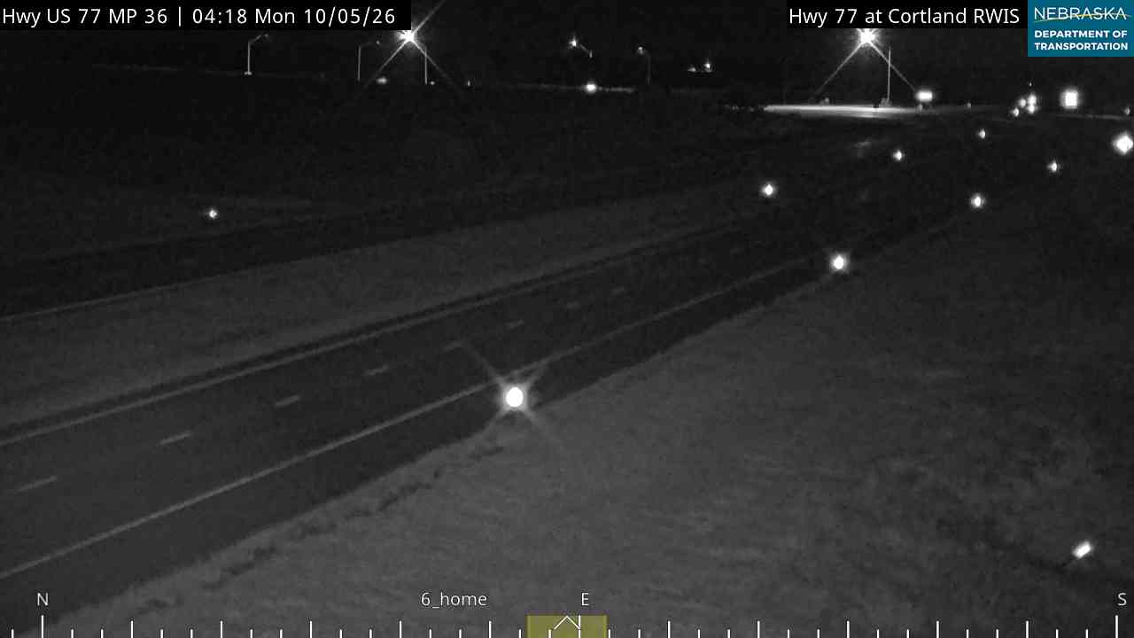 US 77 S of Cortland (North) live camera view