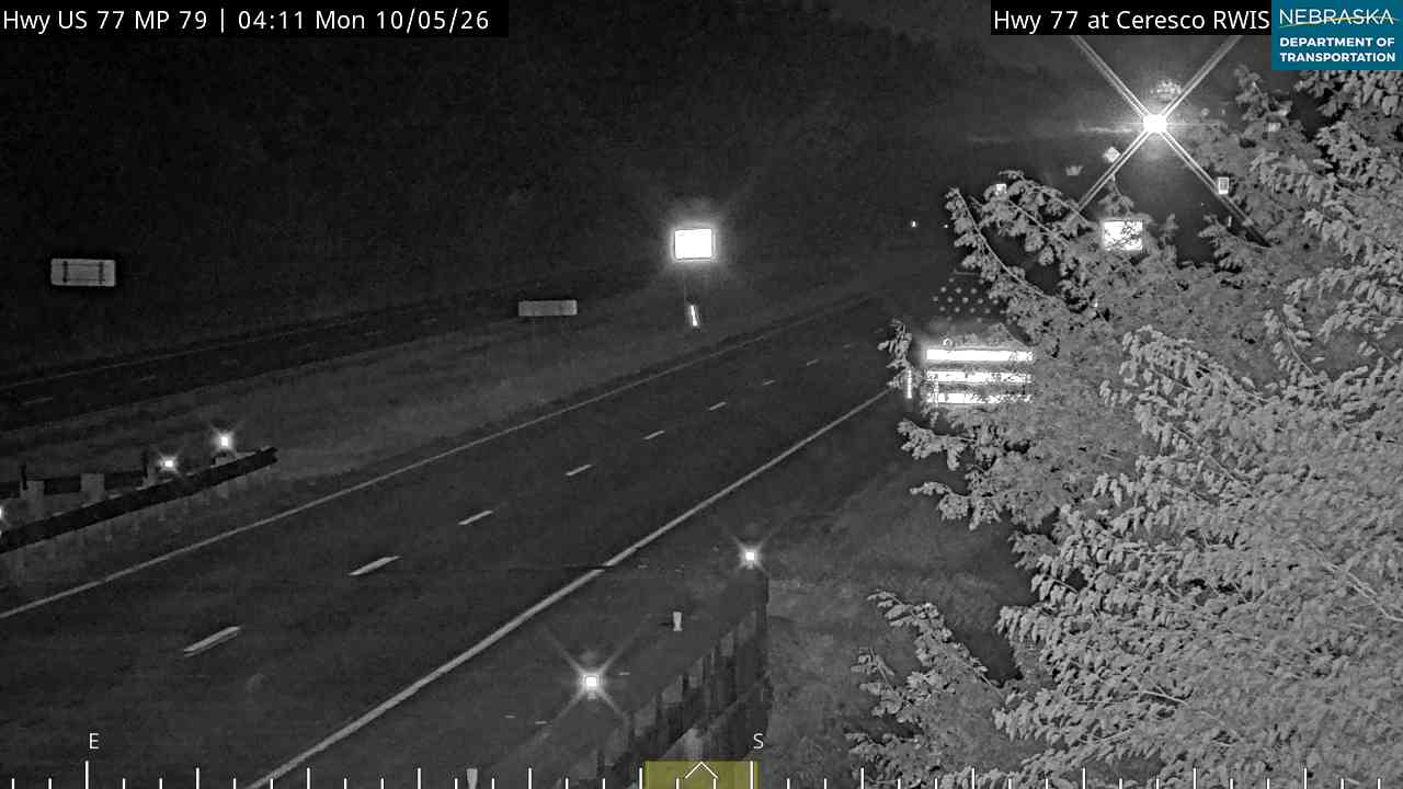 US 77 S of Ceresco (South) live camera view