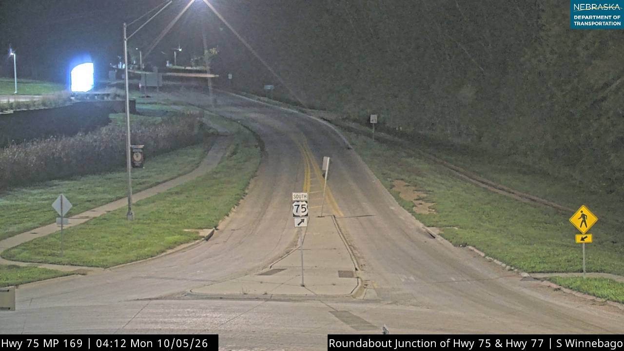 US 75 S of Winnebago (East) live camera view