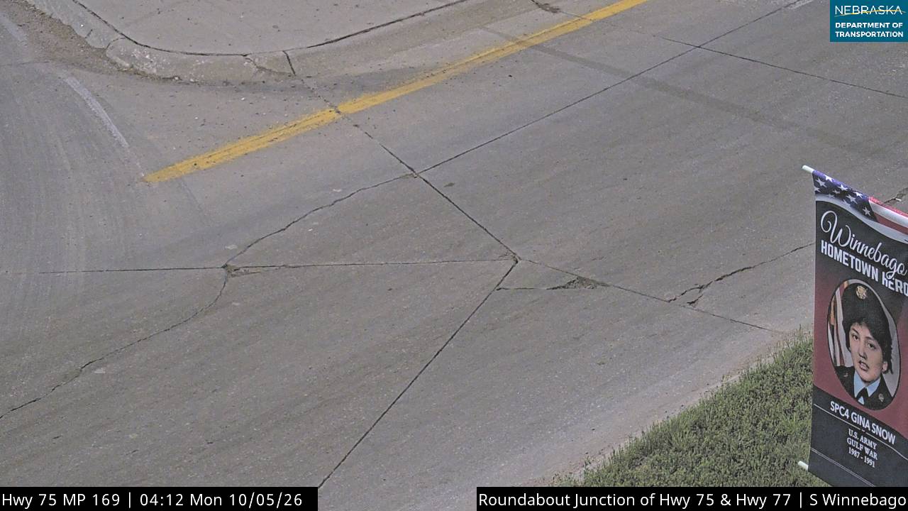 US 75 S of Winnebago (Surface) live camera view