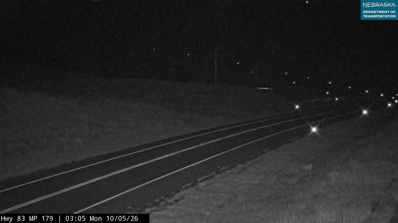 US 83 Brownlee Rd N of Thedford (South) live camera view