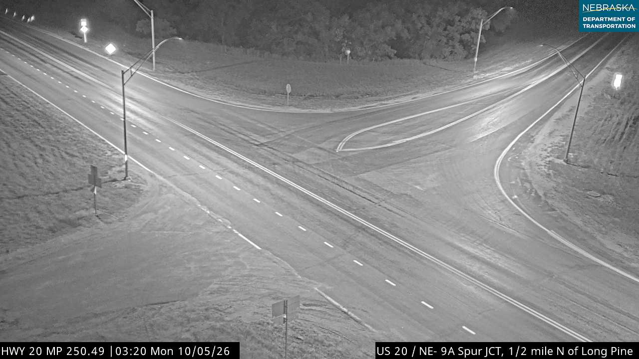 US 20 Long Pine (Intersection) live camera view