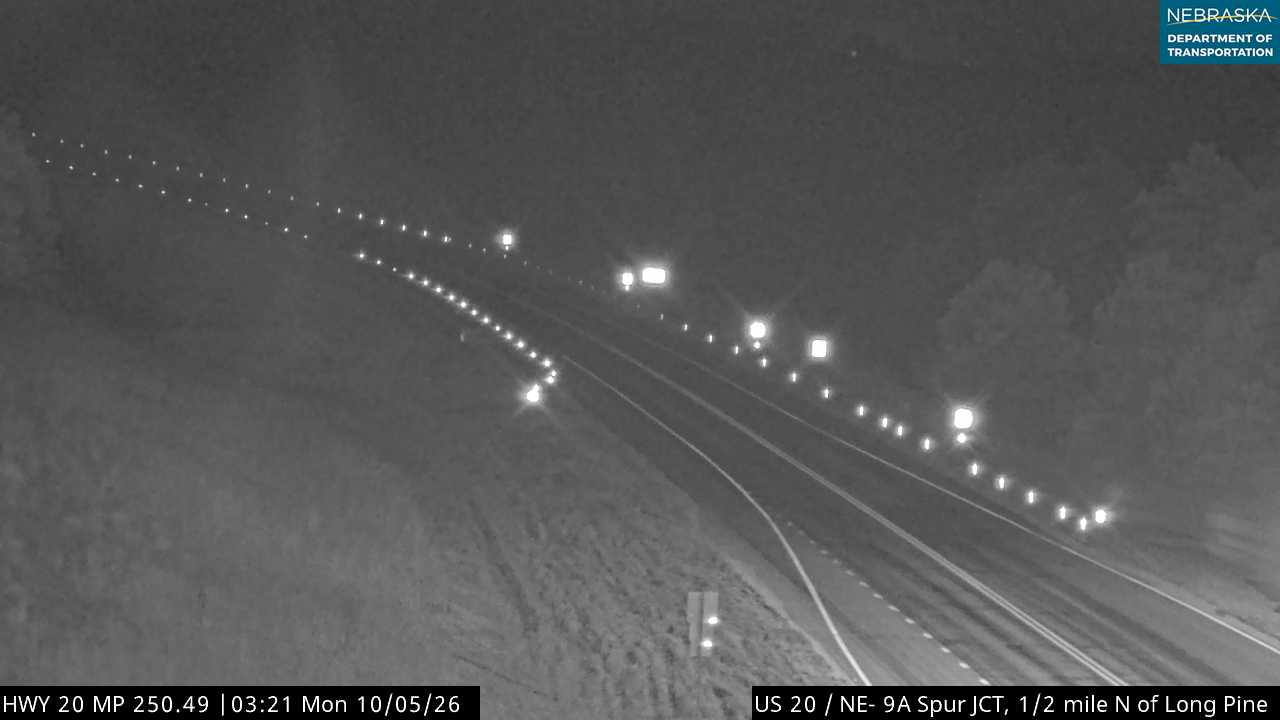 US 20 Long Pine (East) live camera view