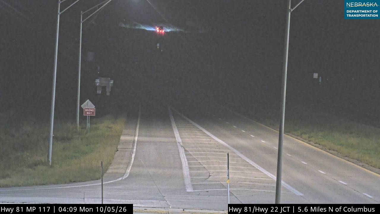 US 81 N of Columbus (North) live camera view