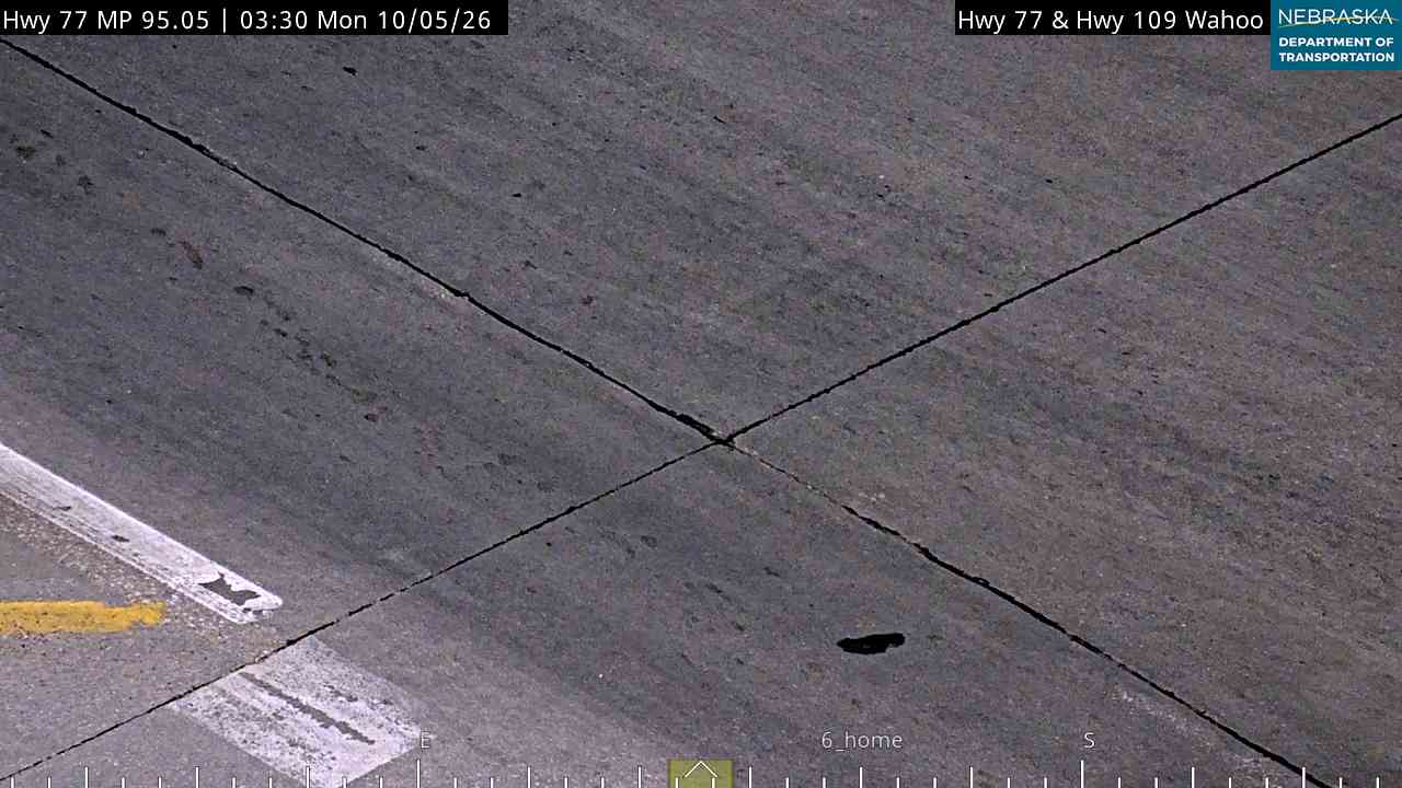 US 77 Hwy 77 at Hwy 109 Wahoo (Surface) live camera view