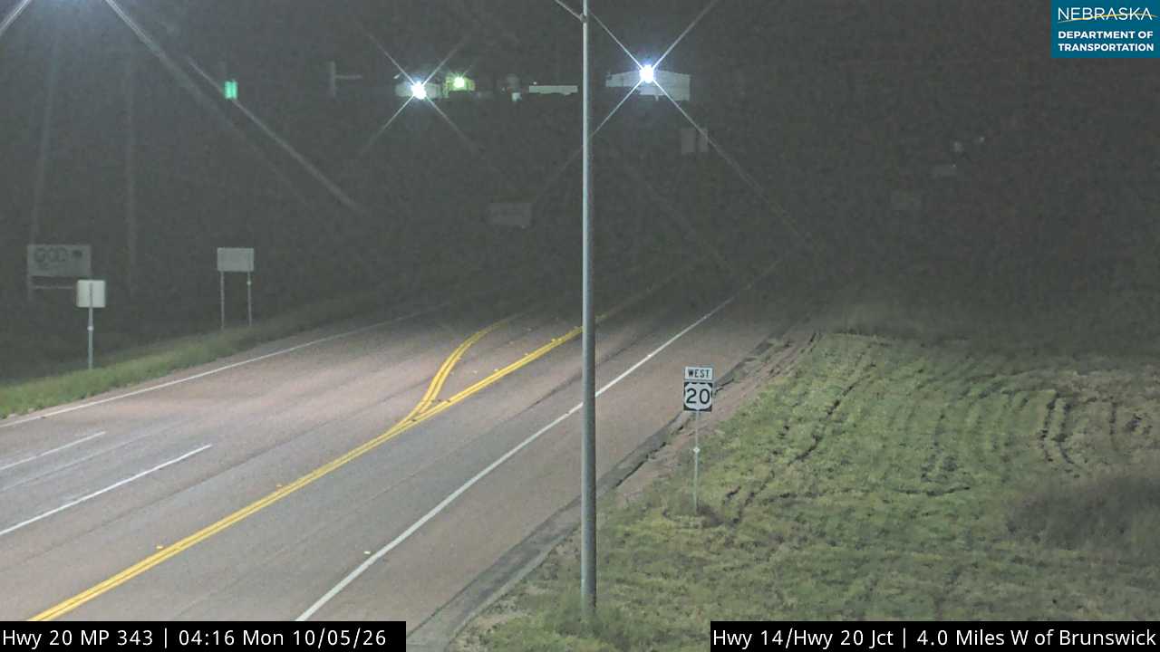 US 20 E of Royal (20 looking west) live camera view