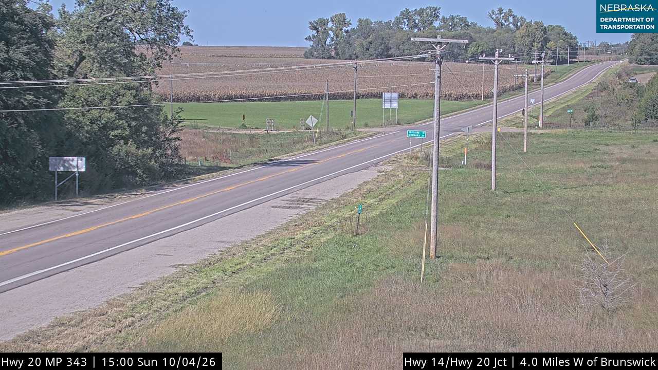US 20 E of Royal (14 looking north) live camera view
