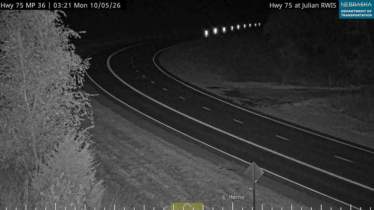 US 75 S of Julian Spur S64A (Hwy 75 North) live camera view