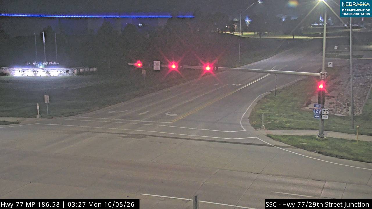 US 77 South Sioux City (West) live camera view